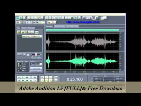 adobe audio audition 1.5 free download